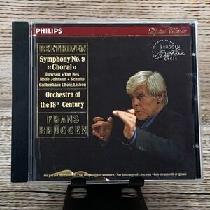 Beethoven Symphony No. 9 Choral [1993 CD] Philips Digital Classics Bruggen Cycle